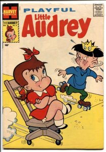 Playful Little Audrey #4 1957- roller skates cover VG