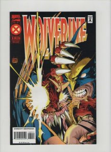 Wolverine #89 - Deluxe Issue - 1995 (Grade 9.2) WH