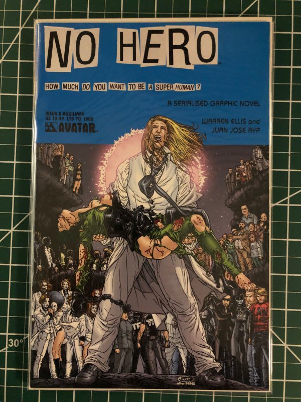 No Hero #0, 1, 2, 3, 4,5,6,7 (2008) Extra variants.  Homage variant covers