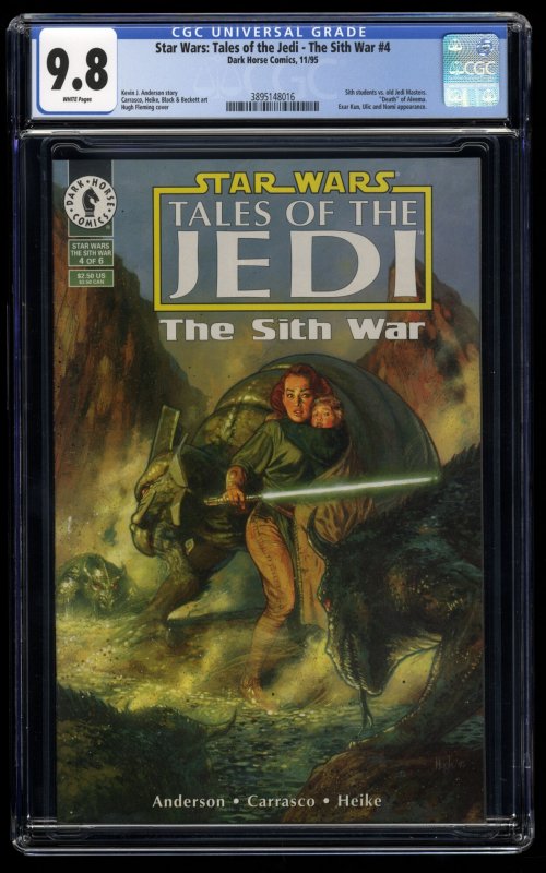 Star Wars: Tales of the Jedi - Sith War #4 CGC NM/M 9.8 White Pages