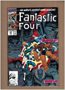 Fantastic Four #347 Marvel 1990 Art Adams 1st New FF WOLVERINE HULK VF 8.0