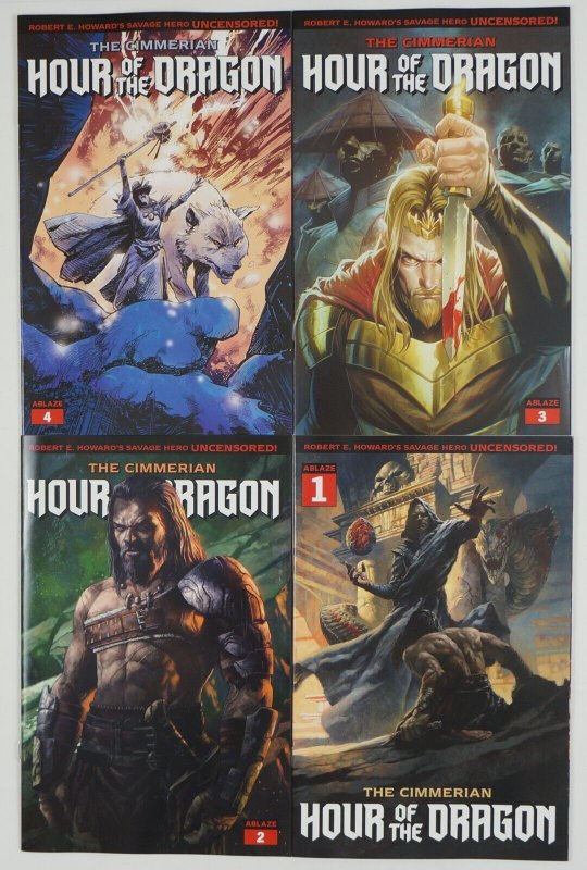 the Cimmerian Hour of the Dragon #1-5 VF/NM complete series Conan all B variants 