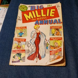 Millie the Model annual 1 Marvel comic Origin Millie as Cleopatra Stan lee Pinup