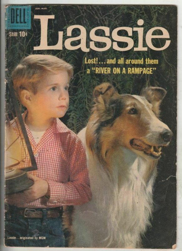 Lassie #44 (Mar-59) VG Affordable-Grade Lassie, Ranger Bob Ericson and Ranger...