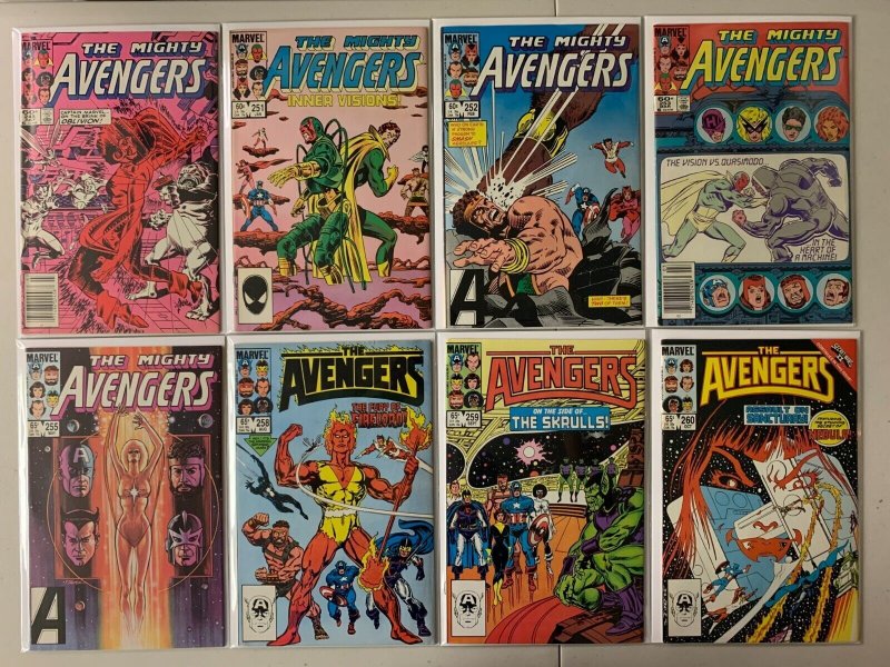 Avengers comics lot #158-299 + 4 annuals 45 diff avg 6.0 (1977-1988)