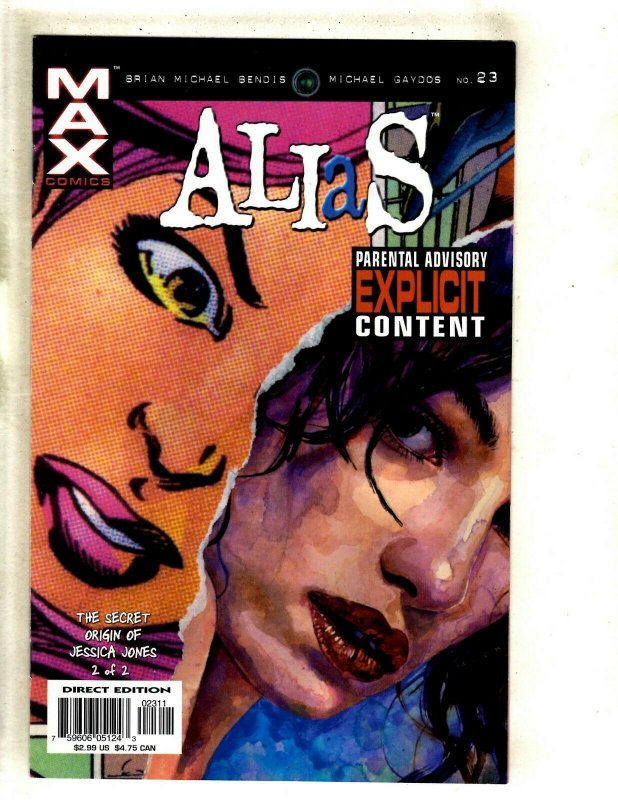 Lot Of 7 Alias Marvel MAX Comic Books # 22 23 24 25 26 27 28 Brian Bendis RP6