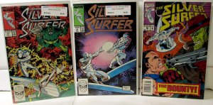 Silver Surfer Lot of 3 #13, 14, 89 (1988) Marvel 9.0 VF/NM 1st Print Comic Books
