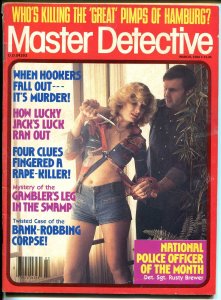 Master Detective 9/1987- spicy babe-violent pulp thrills-pimps of Hamburg-G