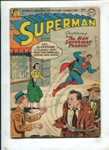 Superman #93 - The Man Superman Feared! (3.5/4.0) 1954