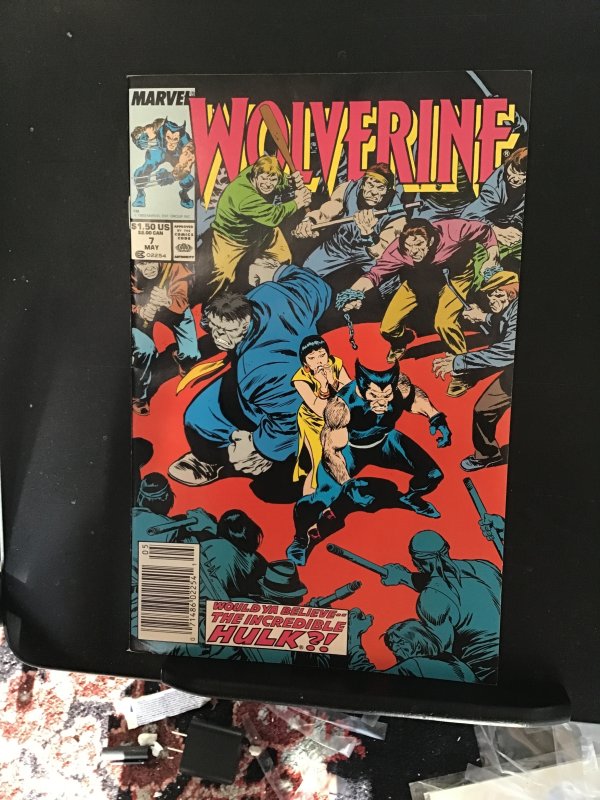 Wolverine #7 (1989) Grey hulk 1st Mr. Fixit! Super-high-grade! NM+ Wow, wow, wow