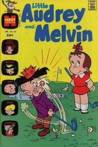 Little Audrey & Melvin   #56, VG- (Stock photo)