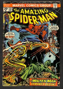 Amazing Spider-Man #132 GD/VG 3.0 Molten Man! Marvel Comics Spiderman