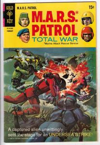 M.A.R.S. Patrol Total War #8 (Feb-69) VF/NM High-Grade M.A.R.S. (Sgt. Joe Str...