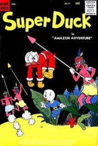 Super Duck Comics #75 VG ; Archie | low grade comic August 1957 Amazon Adventure