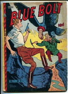 BLUE BOLT VOL 7 #10 1947-SGT SPOOK-DON RICO-GERMAN LUGER-vg minus