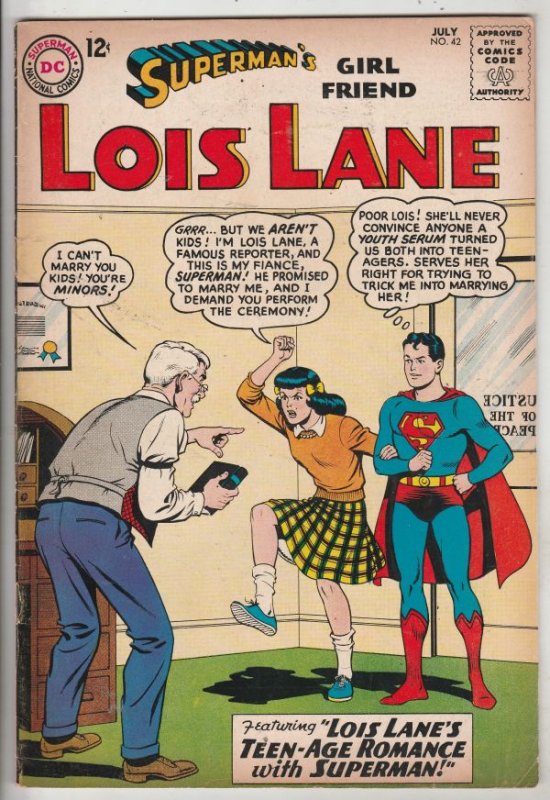 Lois Lane, Superman's Girlfriend  #42 (Aug-63) FN/VF+ High-Grade Superman, Lo...