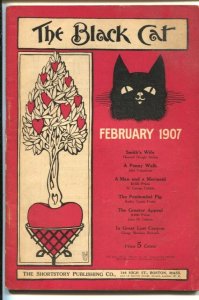 Black Cat #137 2/1907-Shortstory-Early issue-pulp fiction-A Man and A Mermai...