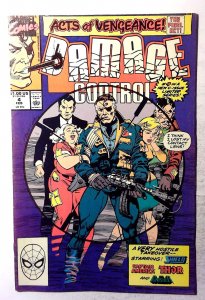 Damage Control #4 (1990) Marvel Comics 1st Print Comic Book