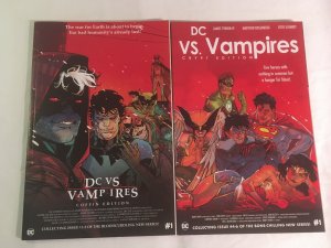 DC VS. VAMPIRES Coffin Edition #1, Crypt Edition #1 VFNM Condition