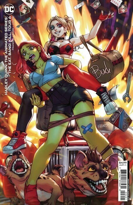 Harley Quinn Animated Series Eat Bang Kill #6 Chew Variant DC Comics 2022