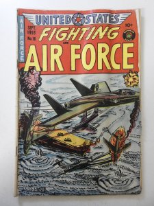 U.S. Fighting Air Force #16 GD+ Condition moisture stain, burn bc