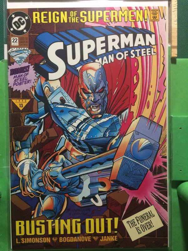 Superman The Man of Steel #22 Reign of the Supermen!