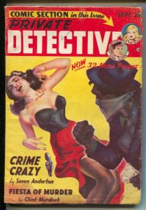 Private Detective 9/1949-Trojan-Hardboiled pulp crime fiction-GGA comic book ...