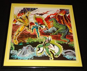 Dr Strange 1980 Sise-Neg Genesis ORIGINAL Framed 12x12 Marvel Poster 