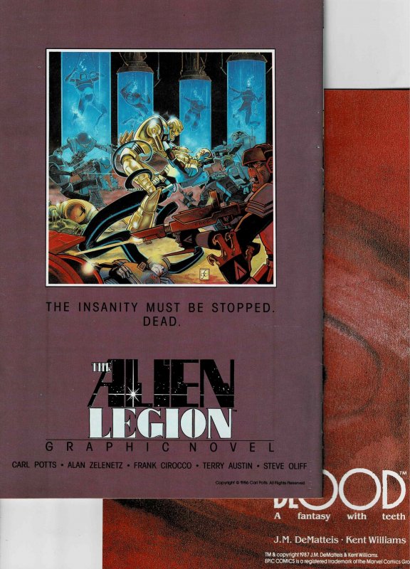 Alien Legion #18 & #19 (1987) A Fat Mouse BOGO! (Shipped as 1) Read Description
