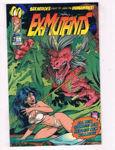 Ex Mutants #2 VF/NM Malibu Comics Comic Book Dec 1992 DE41 AD18