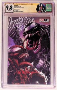 Venom #6 (2022) CGC Sig Series 9.8 Suayan Variant Cover, signed by Suayan!