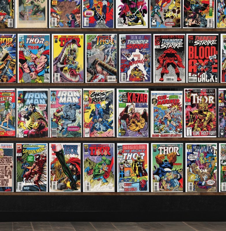 Huge Lot 150+ Comics with The Mighty Thor, Iron Man, Thor, Ghost Rider & More!