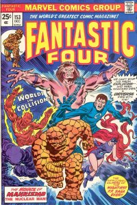 Fantastic Four (Vol. 1) #153 (with Marvel Value Stamp) FN ; Marvel