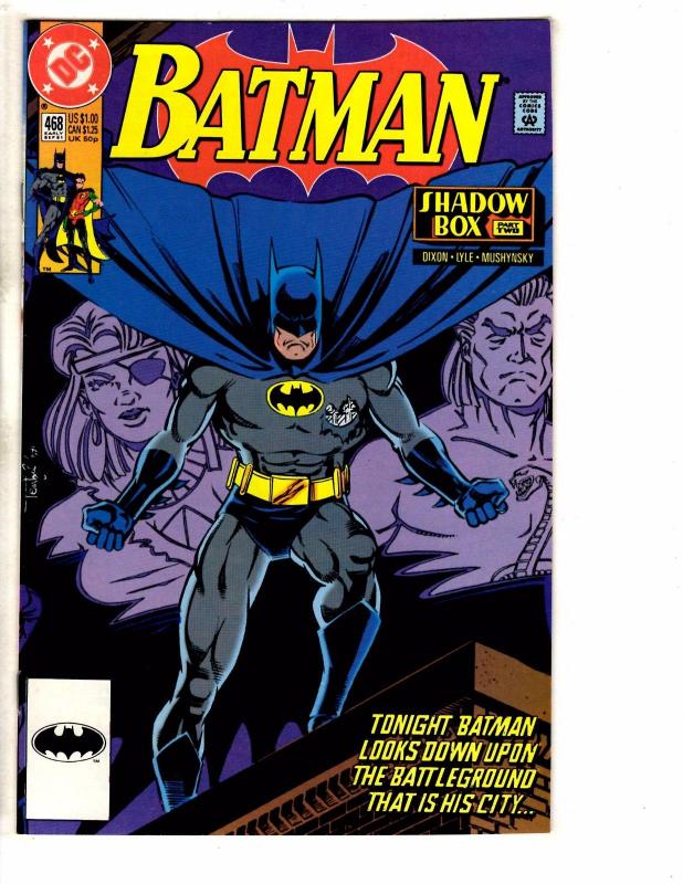 11 Batman DC Comic Books # 465 (2) 466 467 468 469 470 471 475 476 500 J255