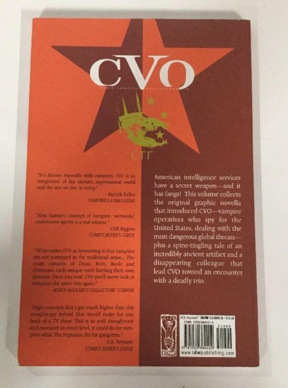 CVO Covert Vampiric Operations TPB NM Near Mint IDW Comics Alex Garner