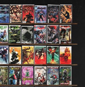 Huge Lot 150+ Comics with Low, X-Men, Nightwing, The Flash, Batman & More!