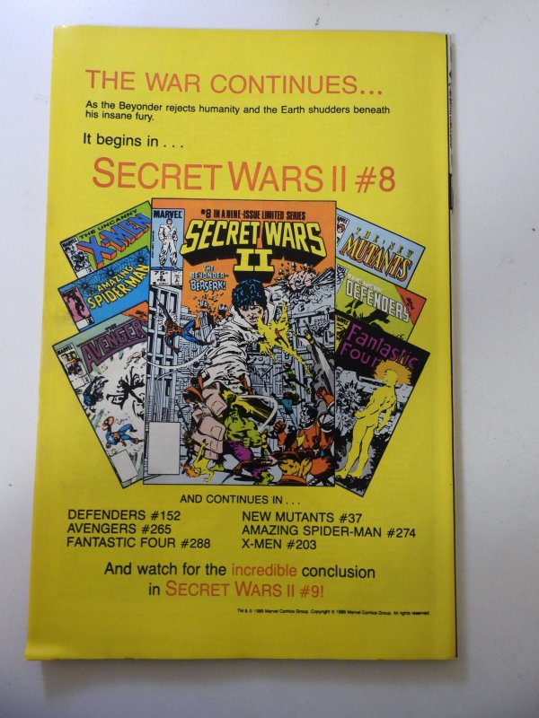 X-Men Annual #9 (1985) FN/VF Condition