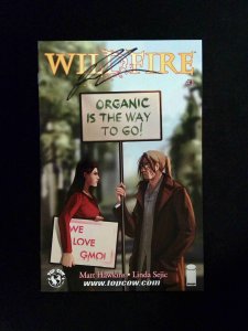 Wildfire #1C  Image Comics 2014 VF/NM  Signed BY MATT HAWKINS