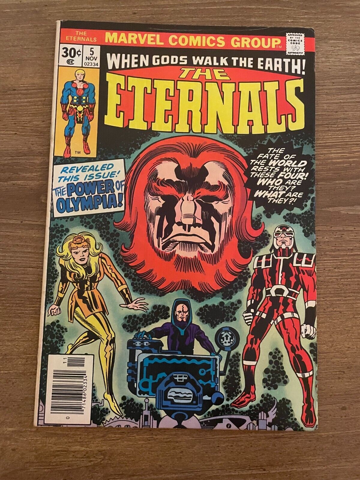 The Eternals # 5 VF Marvel Comic Book Celestials Jack Kirby Art Series J930  | Comic Books - Bronze Age, Marvel, Eternals, Horror & Sci-Fi / HipComic