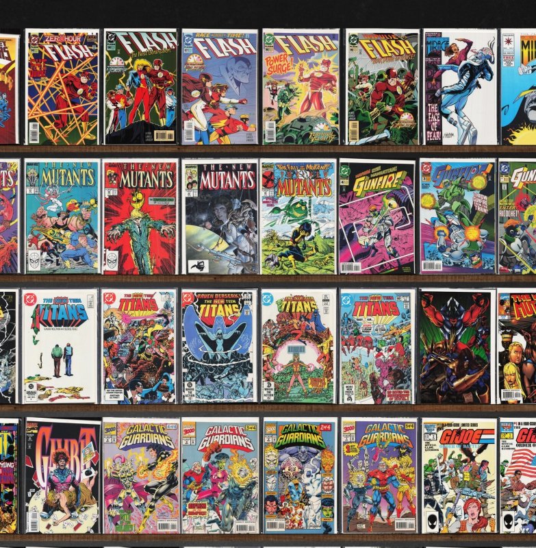 Huge Lot 150+ Comics with Guy Gardner: Warrior, The New Mutants & More!