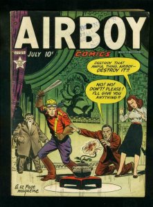 AIRBOY COMICS v.6 #6 1949-HEAP ORIGIN-MCWILLIAMS STORY- VG- 