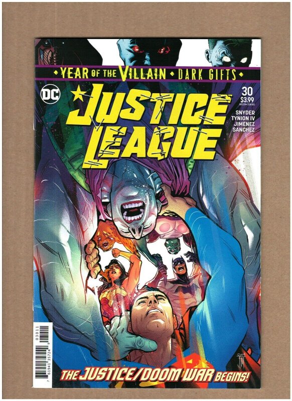 Justice League #30 DC Comics 2019 Year of the Villain Doom War NM- 9.2 