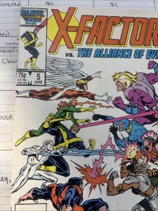 X-Factor #5 - 1st cameo appearance (shadow only) of Apocalypse