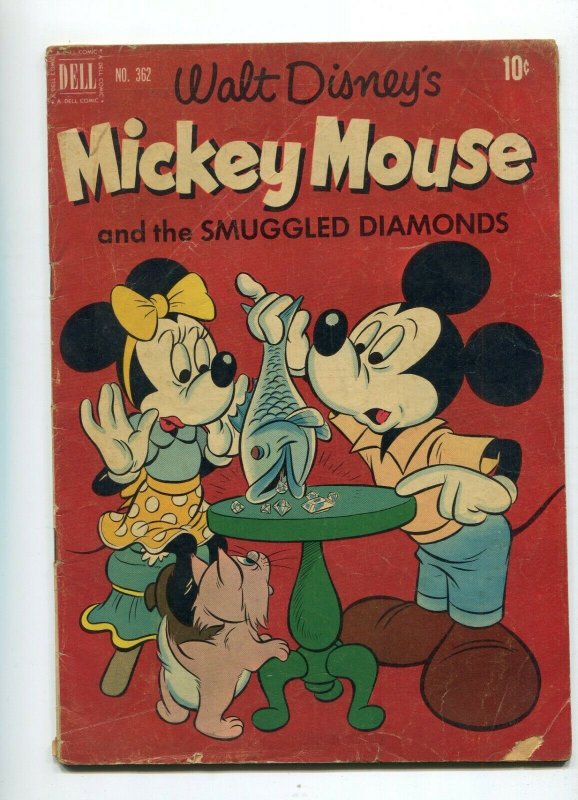 Dell Four Color 362 GD/VG- Mickey Mouse and the Smuggled Diamonds