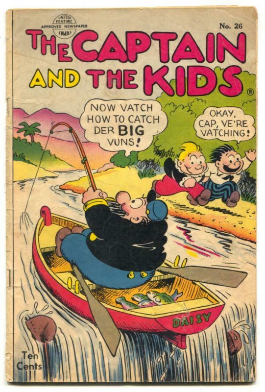 Captain and the Kids #26 1952- Golden Age comic VG