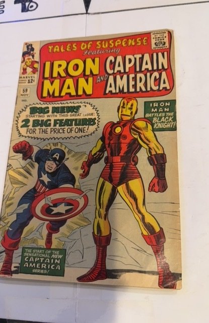 Tales of Suspense #59 (1964)Black knight/Ironman see descript