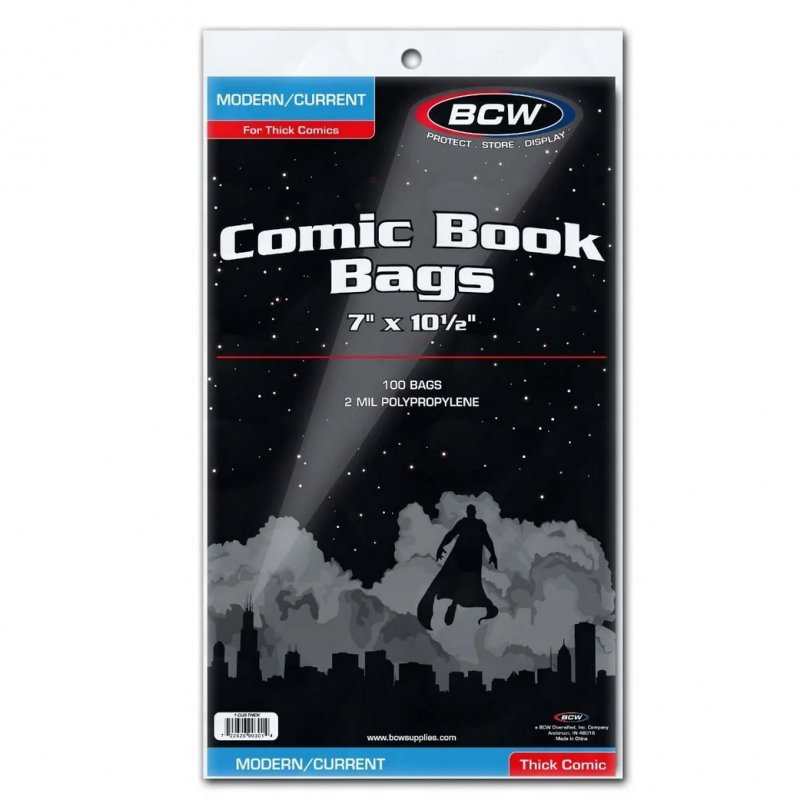 Current/Modern Comic Bags - Thick Pack of 100 Bags