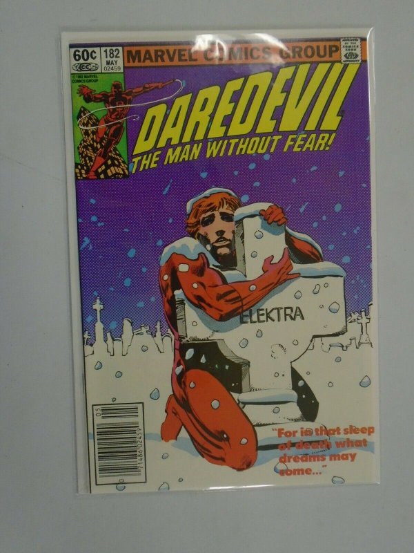 Daredevil #182 Newsstand edition 8.0 VF (1982 1st Series)