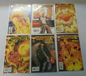 Human Torch set #1-12 8.0 VF (2003 2nd Series)