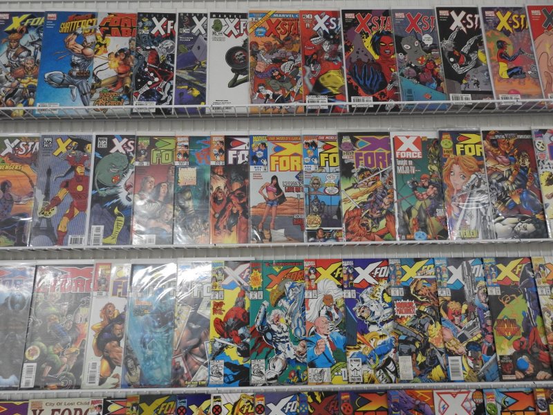 Huge Lot of 170+ Comics W/ X-Force +More! Avg. VF Condition!